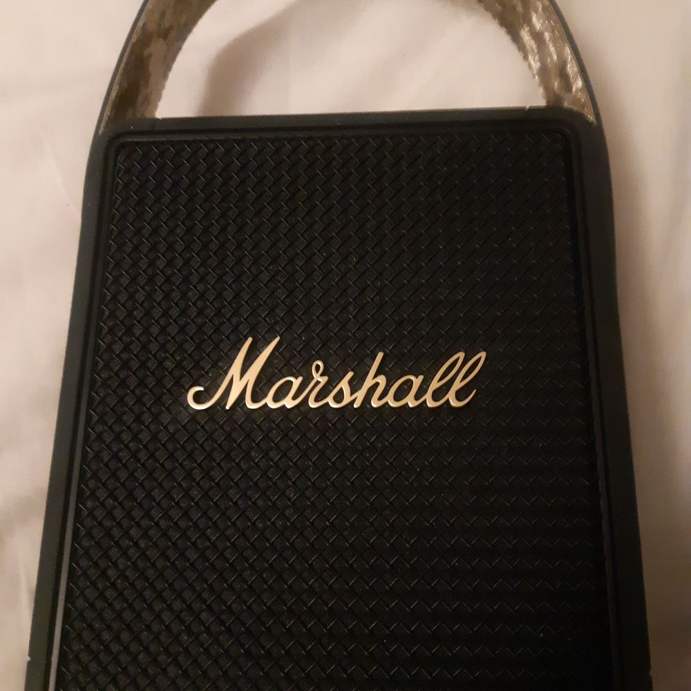 Marshall Stockwell 2 Black and Gold Portable Speaker